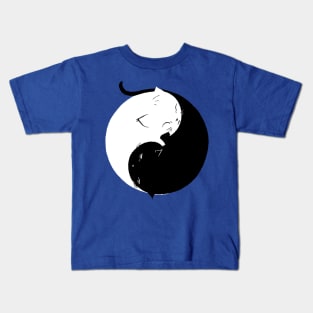 Yin Yang Kittens Kids T-Shirt